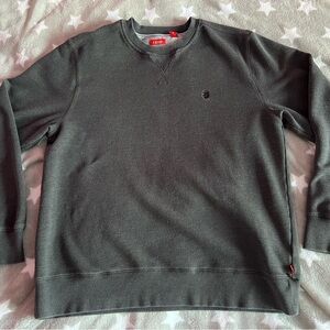 IZOD Men's Crewneck Sweatshirt - Dark Gray